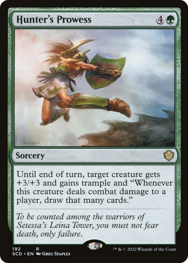 Hunter's Prowess [Starter Commander Decks] | North Game Den