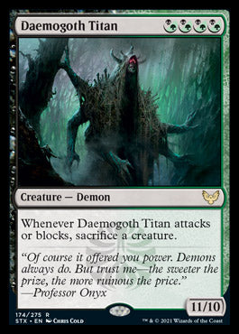 Daemogoth Titan [Strixhaven: School of Mages] | North Game Den