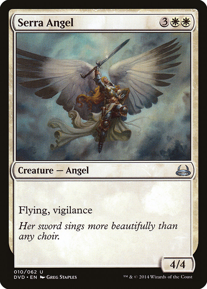 Serra Angel (Divine vs. Demonic) [Duel Decks Anthology] | North Game Den