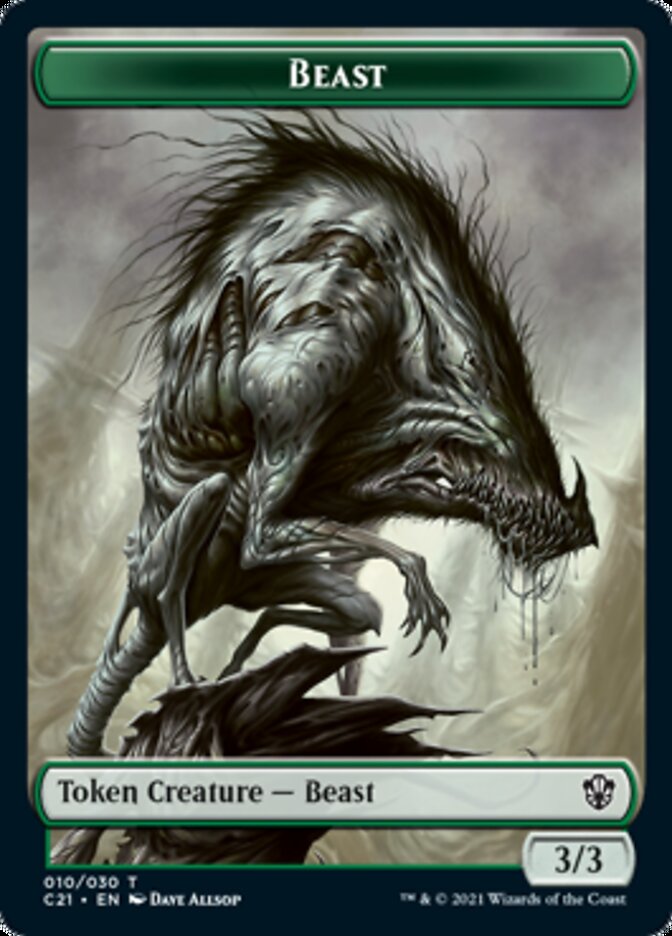 Beast (010) // Whale Token [Commander 2021 Tokens] | North Game Den
