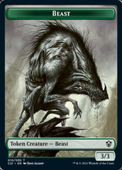 Beast (010) // Fish Token [Commander 2021 Tokens] | North Game Den