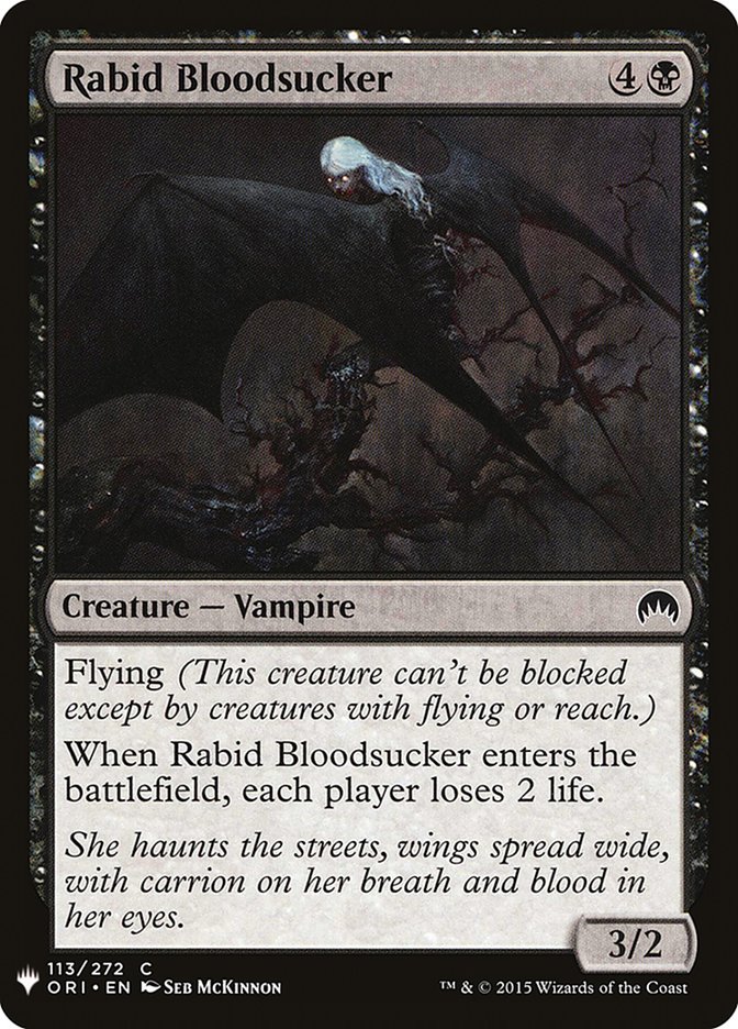 Rabid Bloodsucker [Mystery Booster] | North Game Den