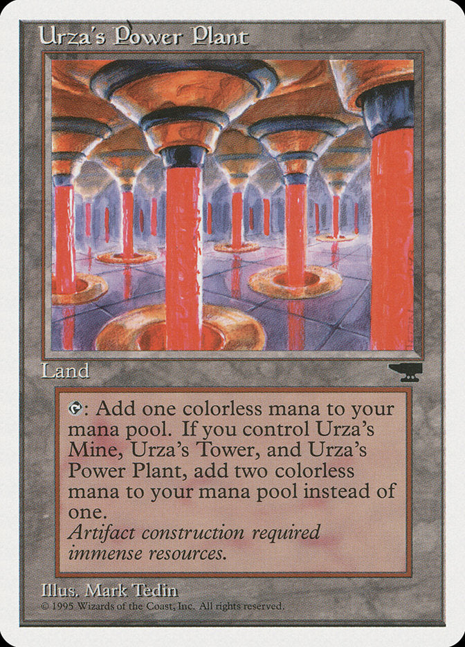 Urza's Power Plant (Red Columns) [Chronicles] | North Game Den
