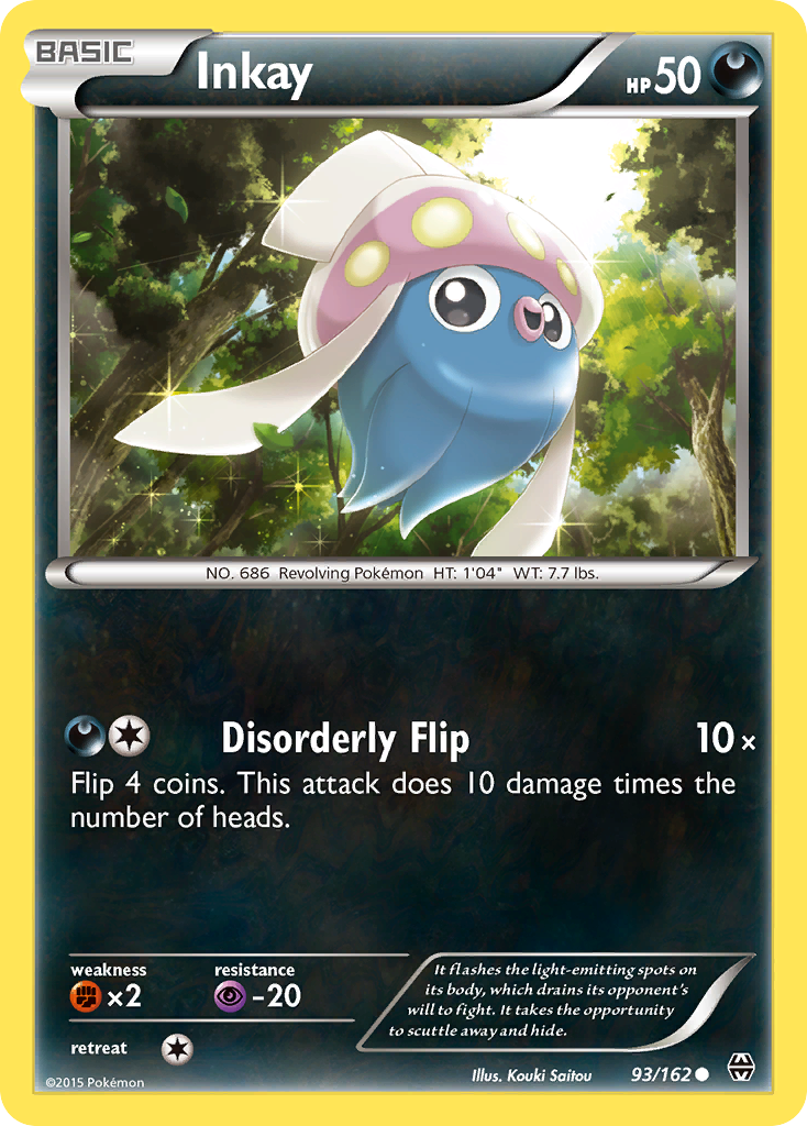 Inkay (93/162) [XY: BREAKthrough] | North Game Den