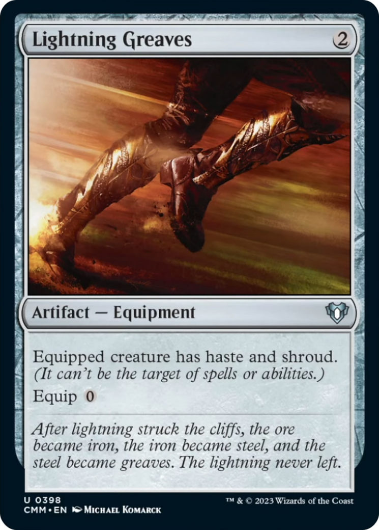 Lightning Greaves [Commander Masters] | North Game Den