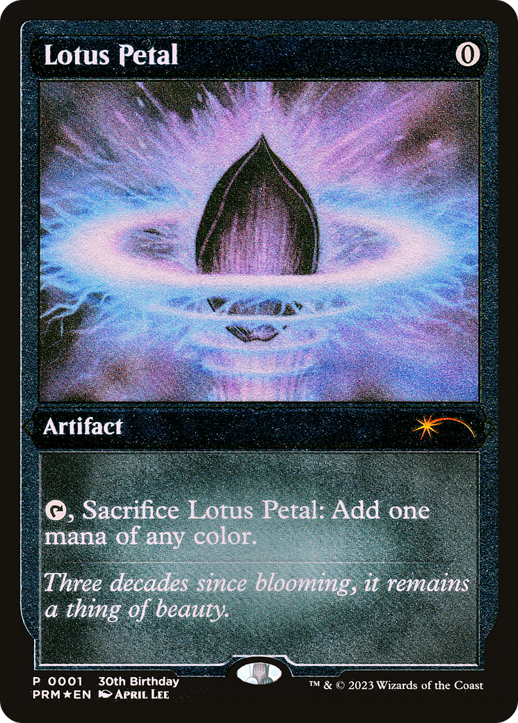 Lotus Petal (Foil Etched) [30th Anniversary Promos] | North Game Den