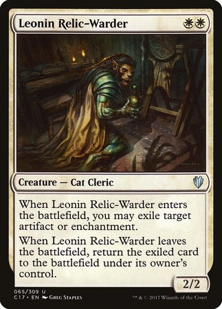 Leonin Relic-Warder [Commander 2017] | North Game Den