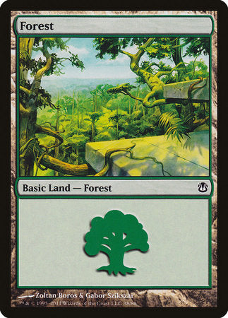 Forest (38) [Duel Decks: Ajani vs. Nicol Bolas] | North Game Den