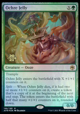 Ochre Jelly [Dungeons & Dragons: Adventures in the Forgotten Realms Prerelease Promos] | North Game Den