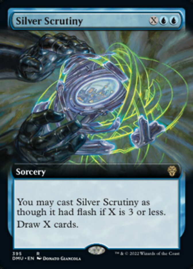 Silver Scrutiny (Extended Art) [Dominaria United] | North Game Den