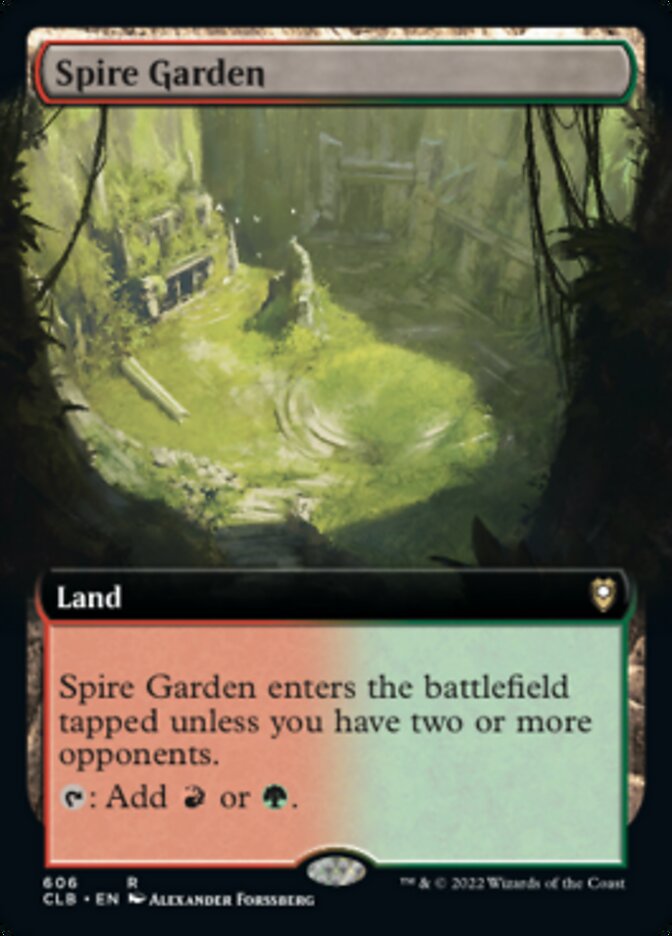 Spire Garden (Extended Art) [Commander Legends: Battle for Baldur's Gate] | North Game Den