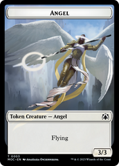 Angel (3) // Demon Double-Sided Token [March of the Machine Commander Tokens] | North Game Den