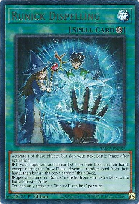 Runick Dispelling [TAMA-EN032] Rare | North Game Den