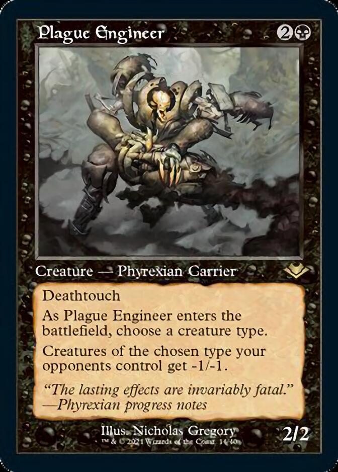 Plague Engineer (Retro Foil Etched) [Modern Horizons 2] | North Game Den