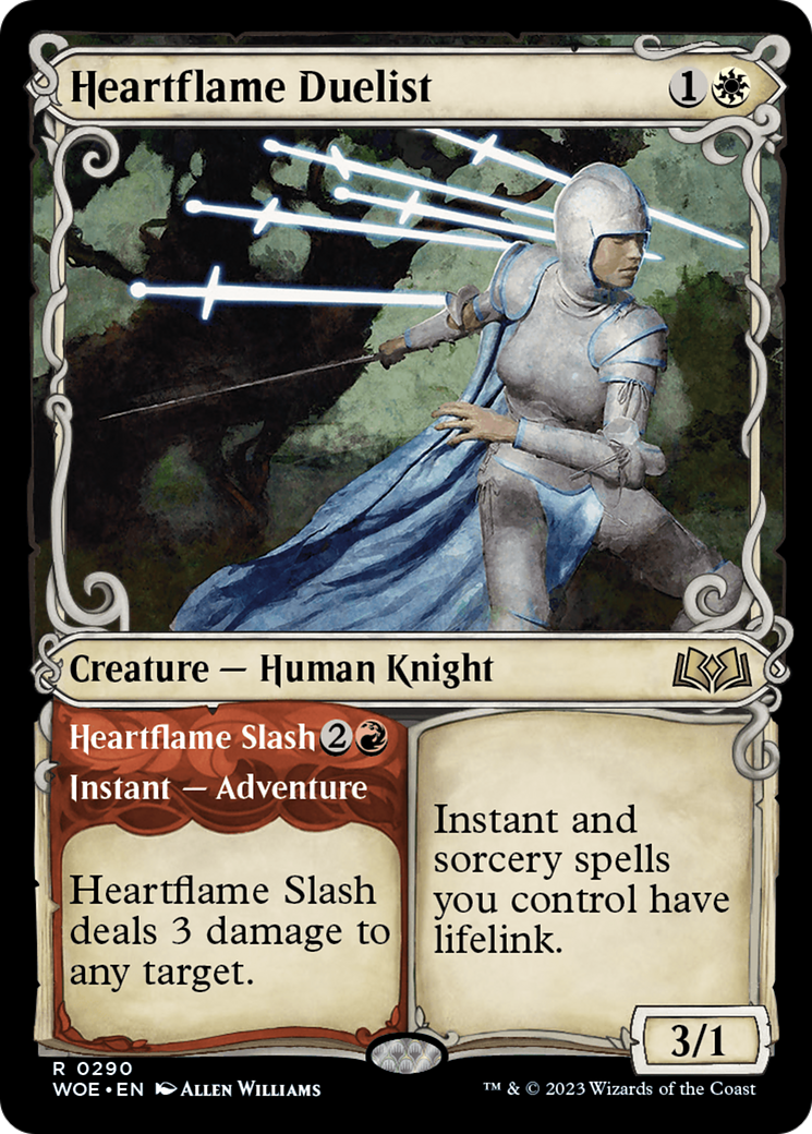 Heartflame Duelist // Heartflame Slash (Showcase) [Wilds of Eldraine] | North Game Den