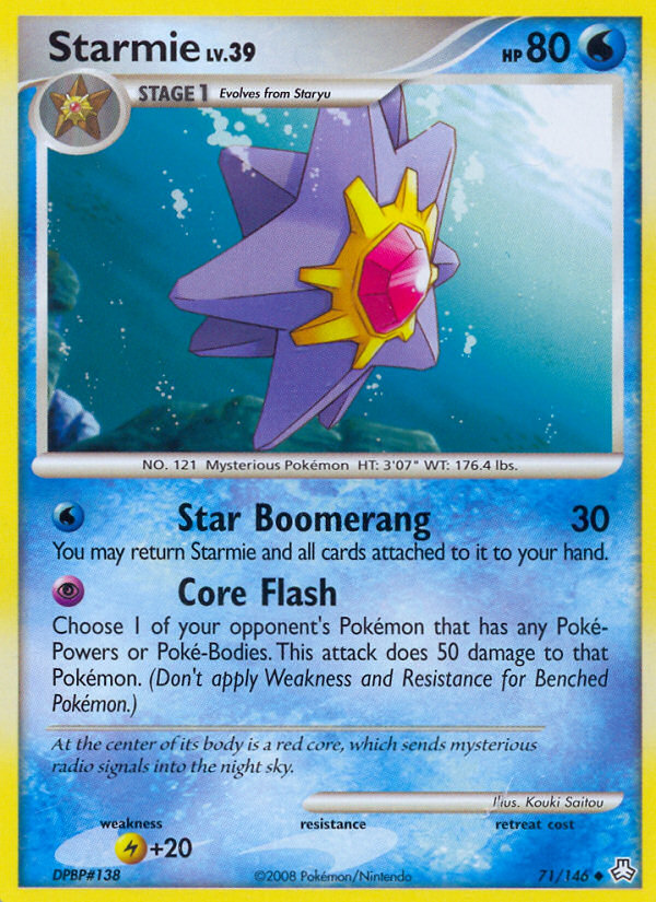 Starmie (71/146) [Diamond & Pearl: Legends Awakened] | North Game Den