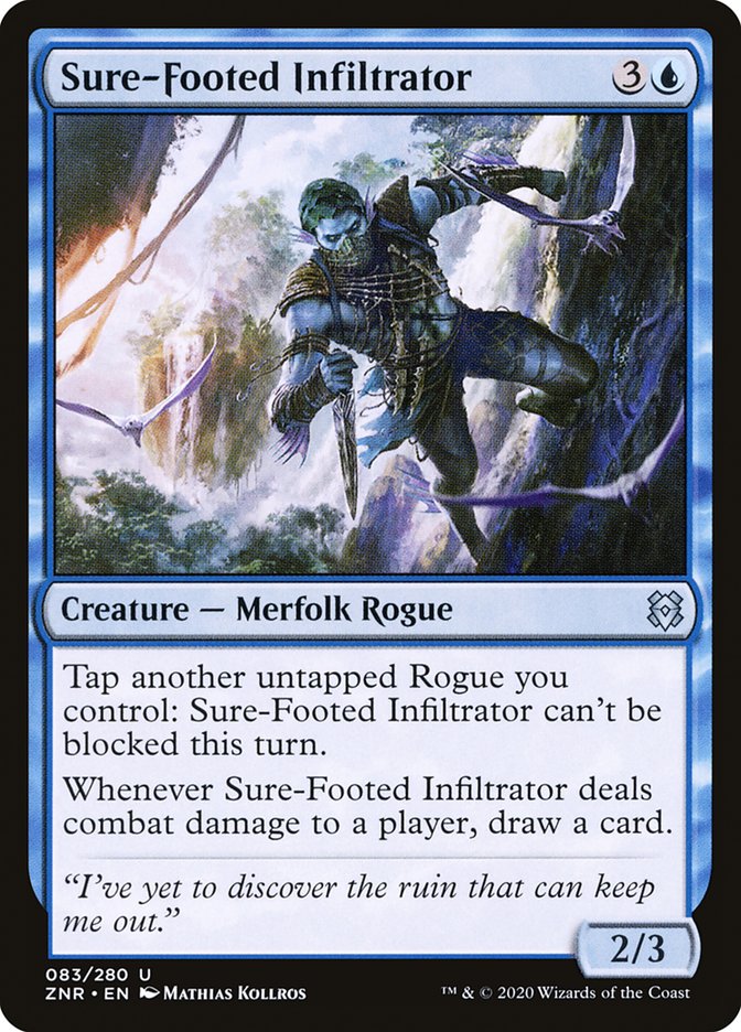 Sure-Footed Infiltrator [Zendikar Rising] | North Game Den