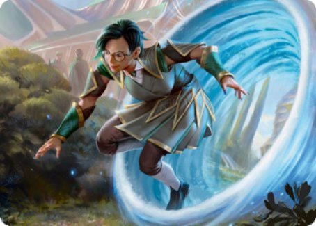 Vortex Runner Art Card [Strixhaven: School of Mages Art Series] | North Game Den