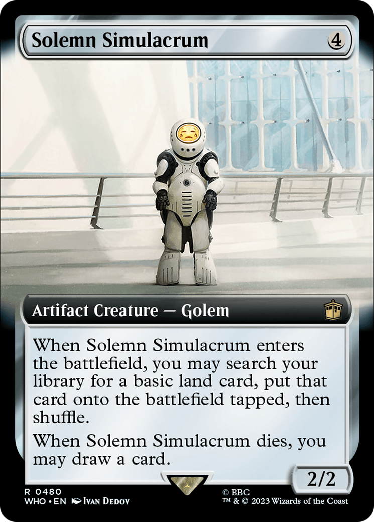 Solemn Simulacrum (Extended Art) [Doctor Who] | North Game Den