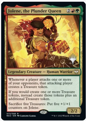 Jolene, the Plunder Queen (Promo Pack) [Streets of New Capenna Commander Promos] | North Game Den