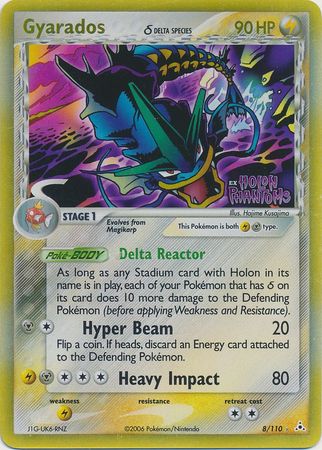 Gyarados (8/110) (Delta Species) (Stamped) [EX: Holon Phantoms] | North Game Den