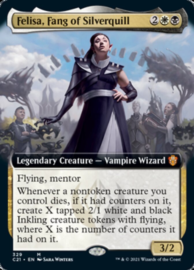 Felisa, Fang of Silverquill (Extended) [Commander 2021] | North Game Den