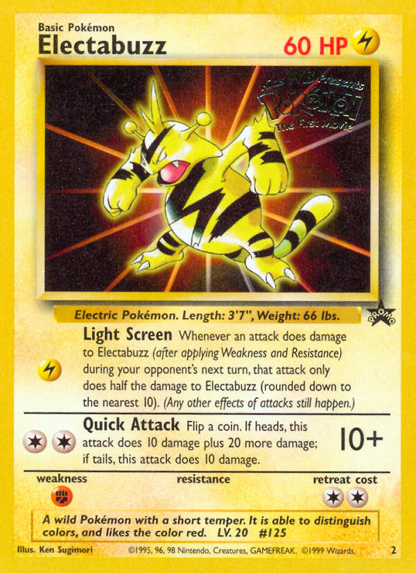 Electabuzz (2) [Wizards of the Coast: Black Star Promos] | North Game Den