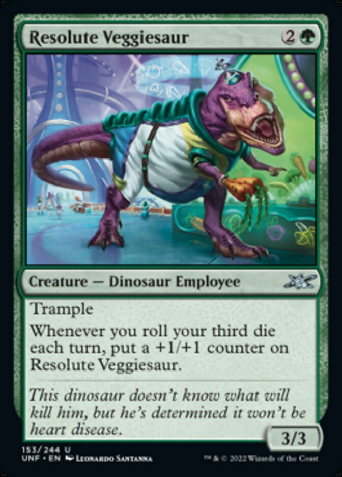 Resolute Veggiesaur [Unfinity] | North Game Den