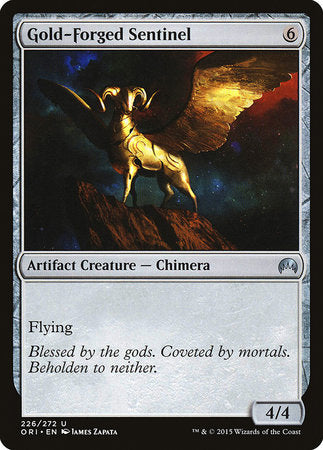 Gold-Forged Sentinel [Magic Origins] | North Game Den