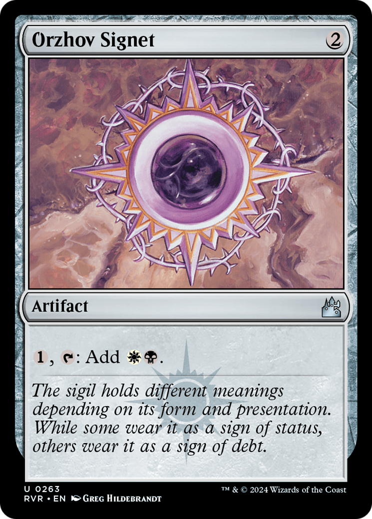 Orzhov Signet [Ravnica Remastered] | North Game Den