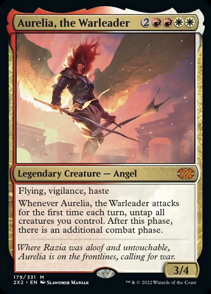 Aurelia, the Warleader [Double Masters 2022] | North Game Den
