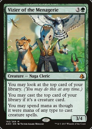 Vizier of the Menagerie [Amonkhet] | North Game Den