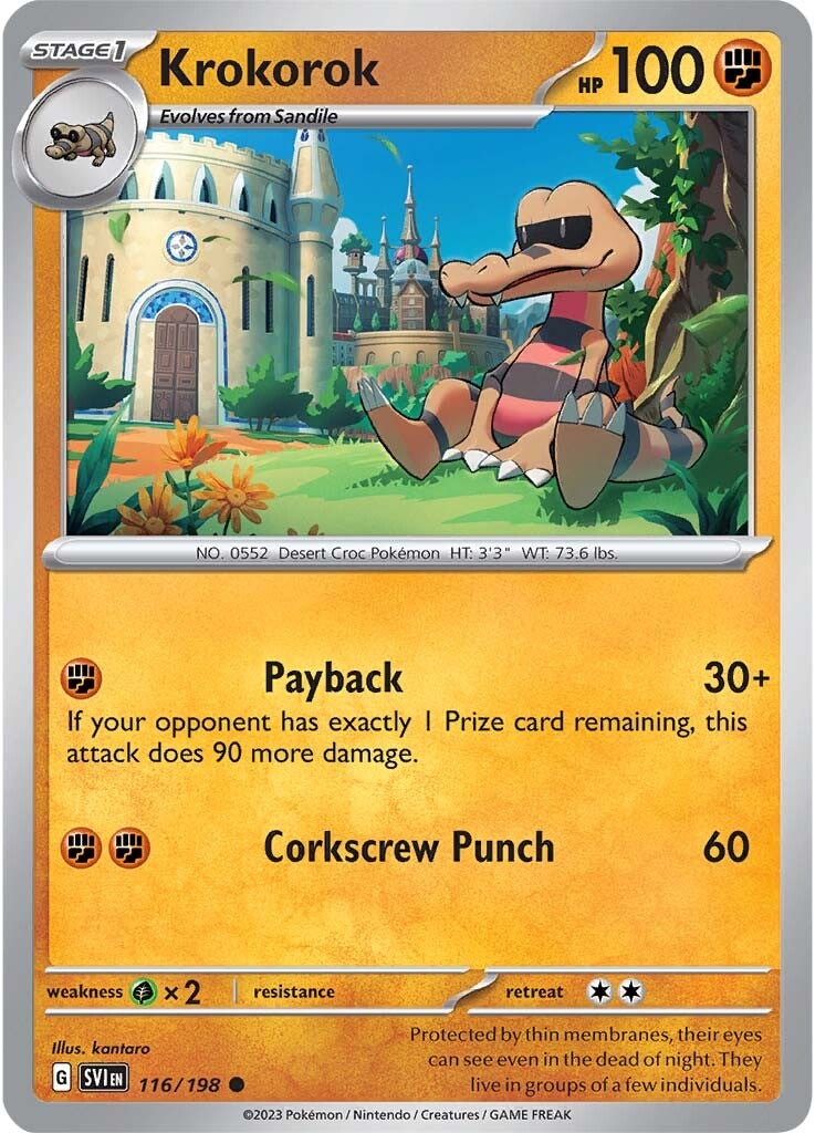 Krokorok (116/198) [Scarlet & Violet: Base Set] | North Game Den