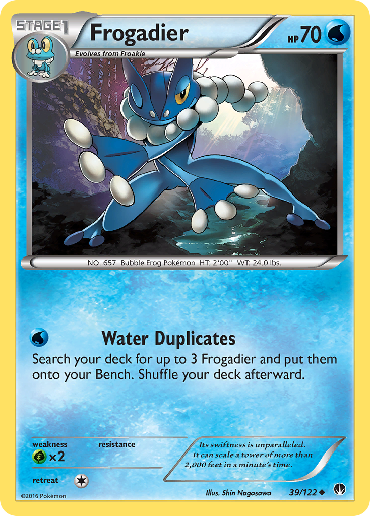 Frogadier (39/122) [XY: BREAKpoint] | North Game Den