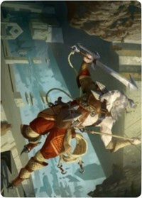 Cliffhaven Sell-Sword Art Card [Zendikar Rising Art Series] | North Game Den