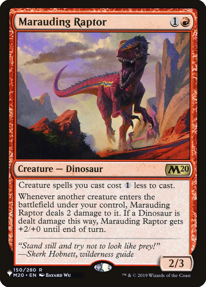 Marauding Raptor [The List] | North Game Den