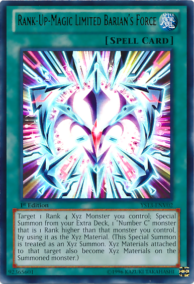 Rank-Up-Magic Limited Barian's Force [YS13-ENV02] Ultra Rare | North Game Den