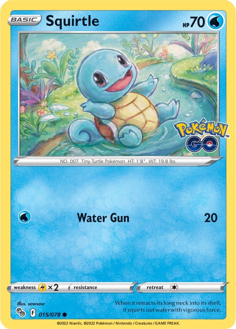 Squirtle (015/078) [Pokémon GO] | North Game Den