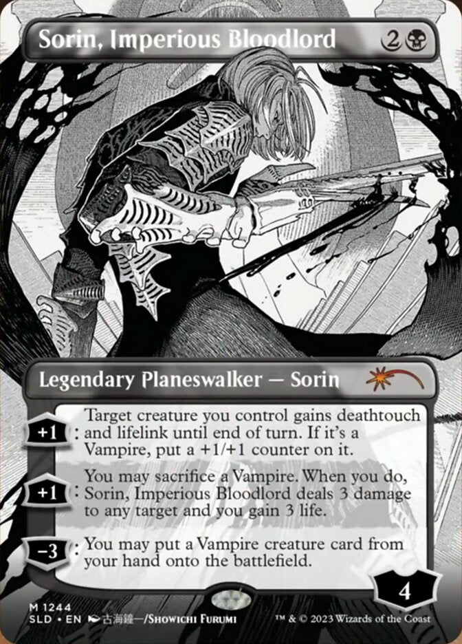 Sorin, Imperious Bloodlord (Borderless) [Secret Lair Drop Series] | North Game Den