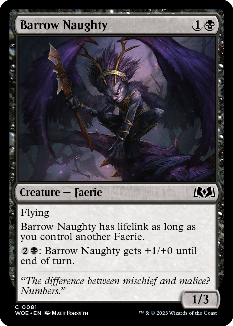 Barrow Naughty [Wilds of Eldraine] | North Game Den