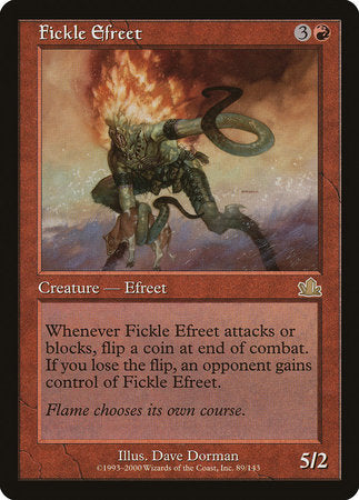 Fickle Efreet [Prophecy] | North Game Den