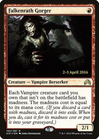 Falkenrath Gorger [Shadows over Innistrad Promos] | North Game Den