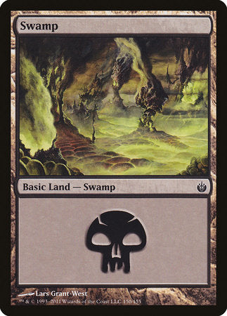 Swamp (150) [Mirrodin Besieged] | North Game Den