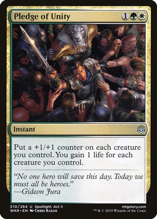 Pledge of Unity [War of the Spark] | North Game Den