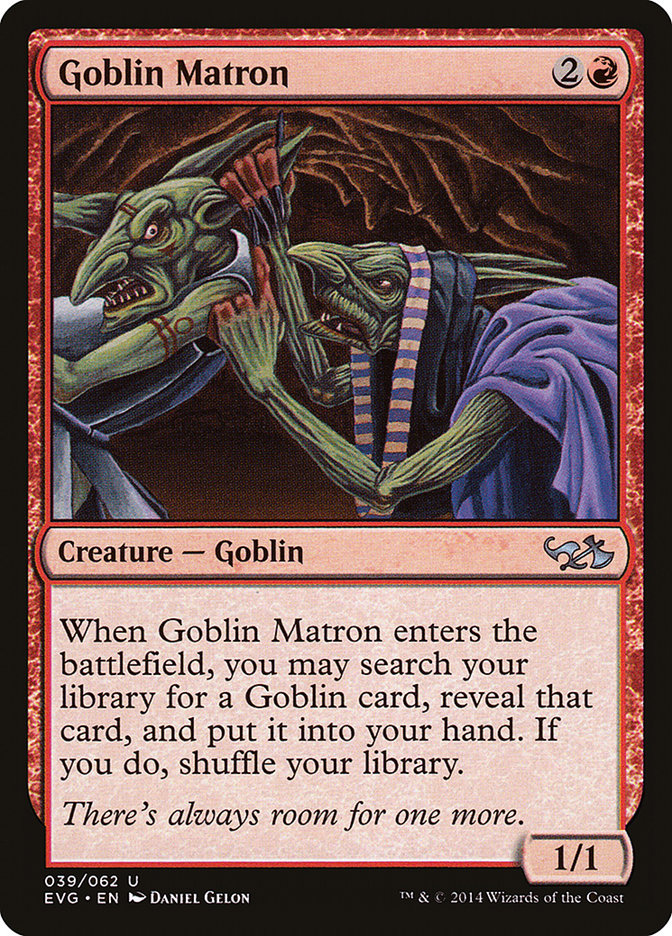 Goblin Matron (Elves vs. Goblins) [Duel Decks Anthology] | North Game Den