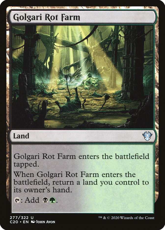 Golgari Rot Farm [Commander 2020] | North Game Den