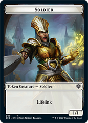 Saproling // Soldier Double-Sided Token [Starter Commander Decks] | North Game Den