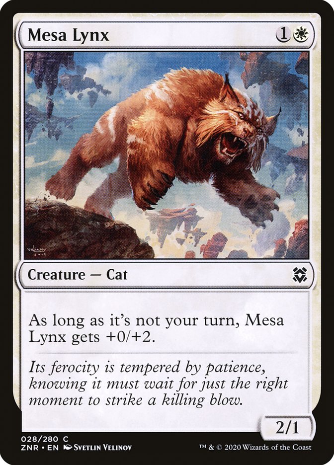 Mesa Lynx [Zendikar Rising] | North Game Den