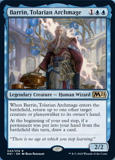 Barrin, Tolarian Archmage [Core Set 2021] | North Game Den