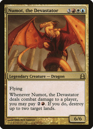 Numot, the Devastator [Commander 2011] | North Game Den